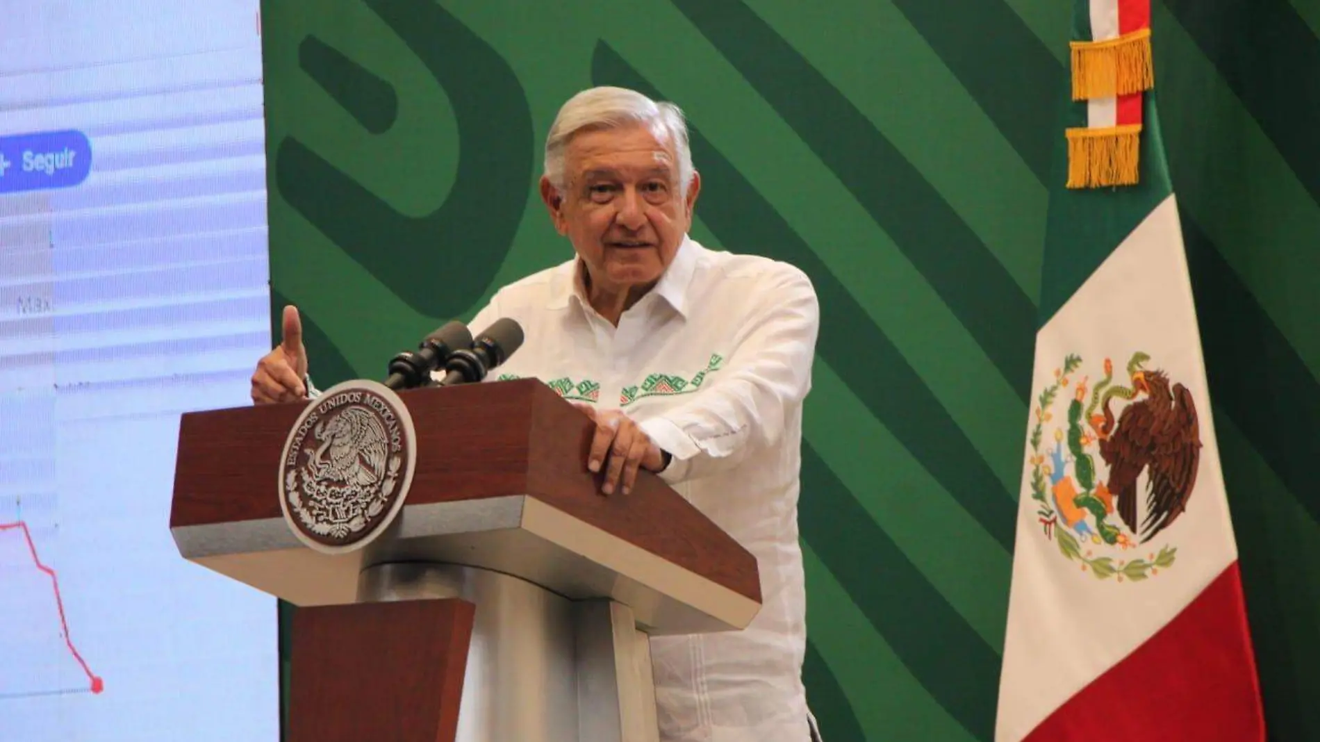 Lopez Obrador mananera en La Paz